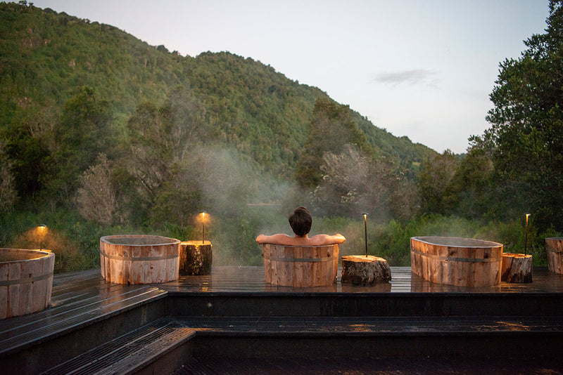 New nature-based thermal spa opens on the edge of a Patagonian volcano